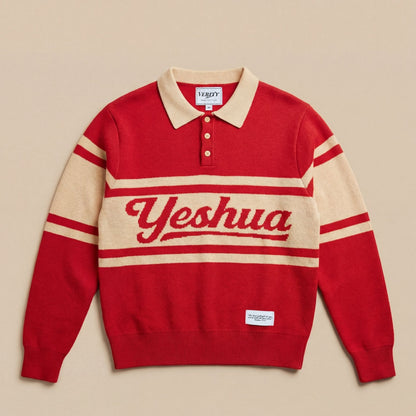Yeshua Red Polo