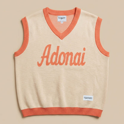 Adonai Peach & Cream Vest