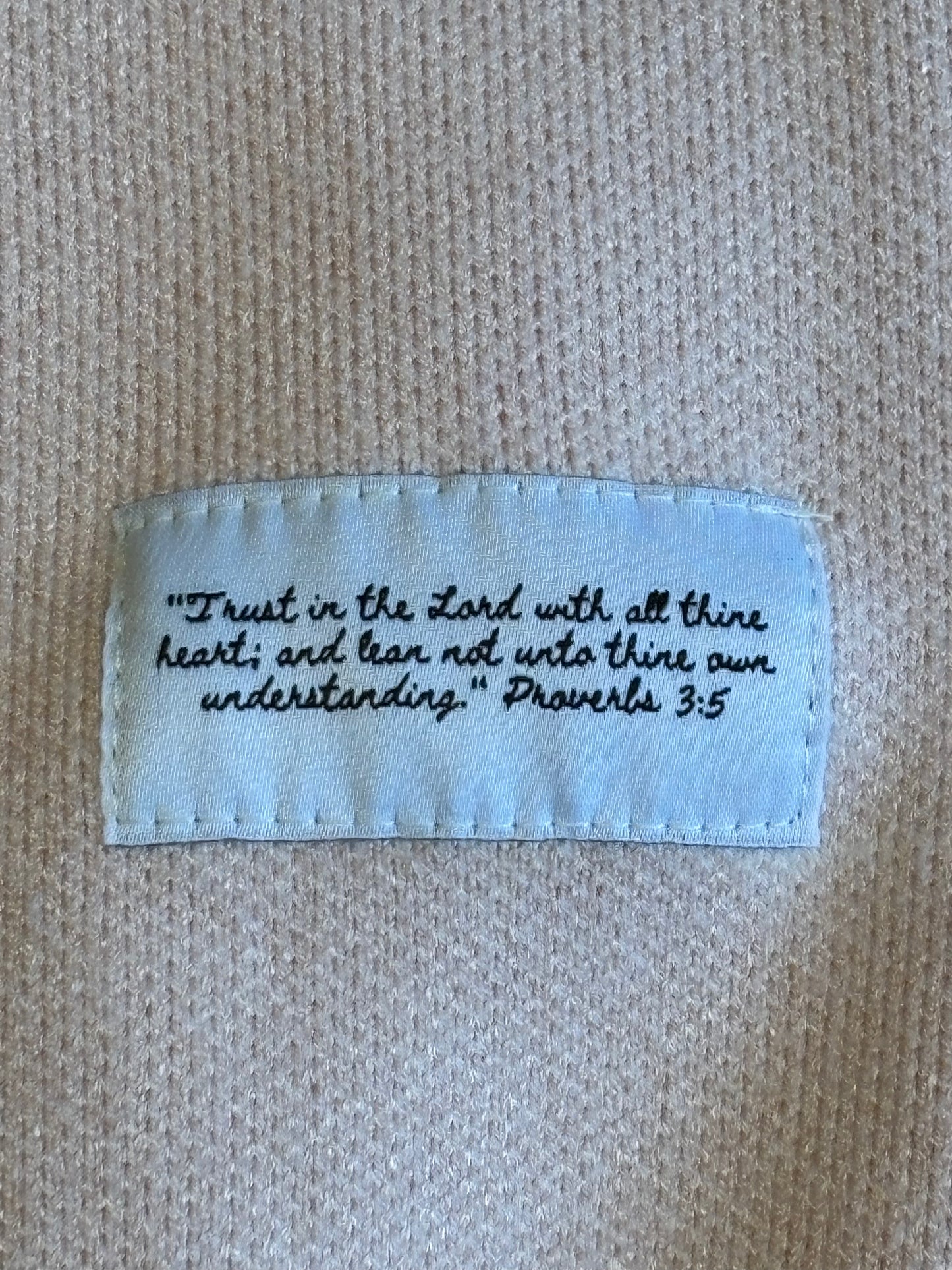Adonai Blue & Cream Knit Vest