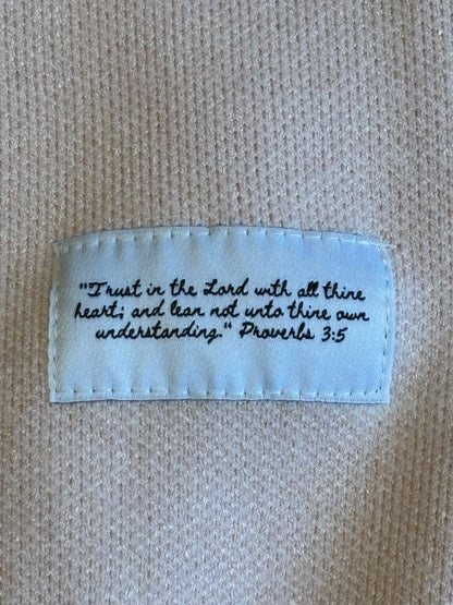 Adonai Blue & Cream Knit Vest