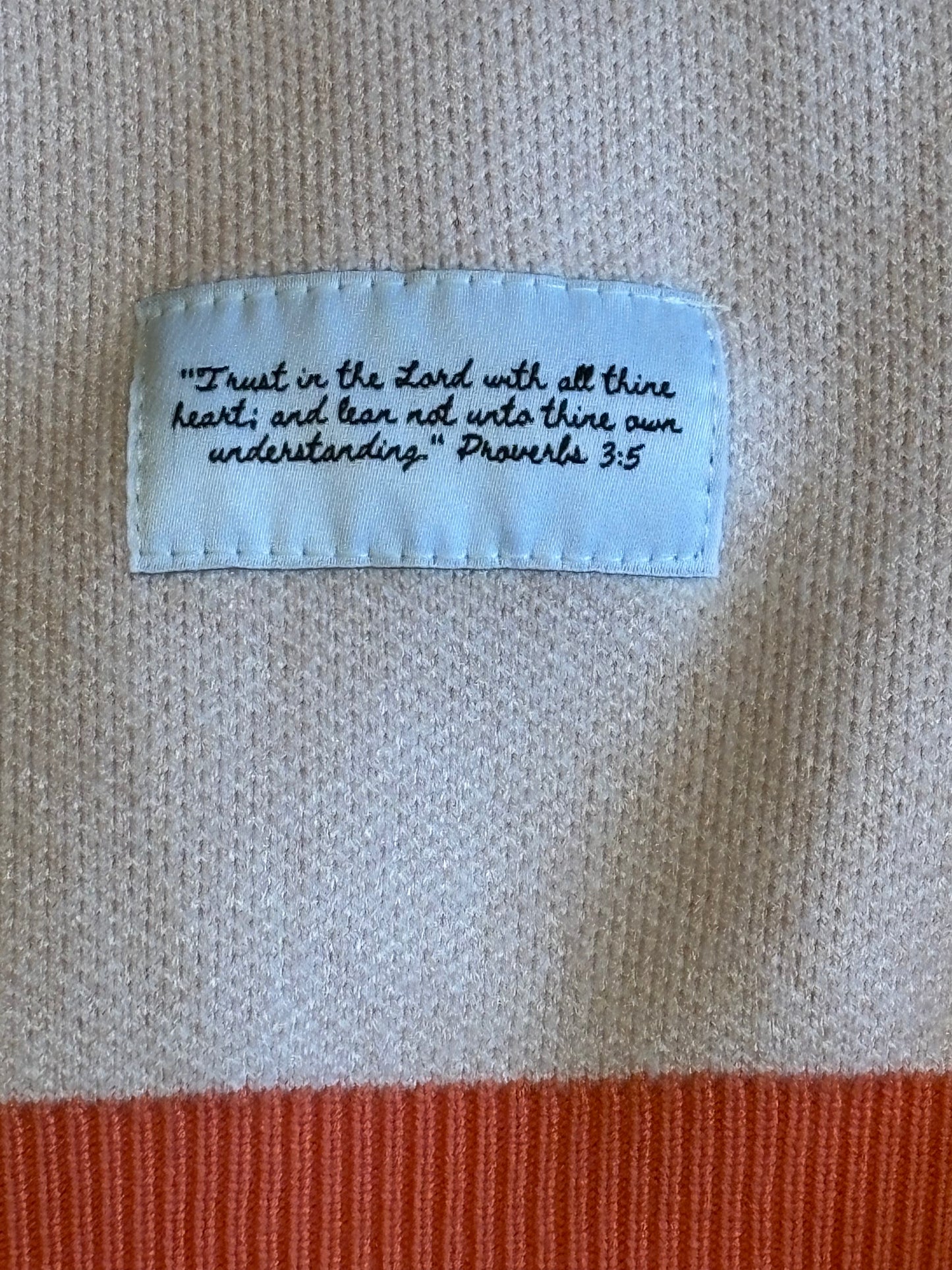 Adonai Peach & Cream Vest