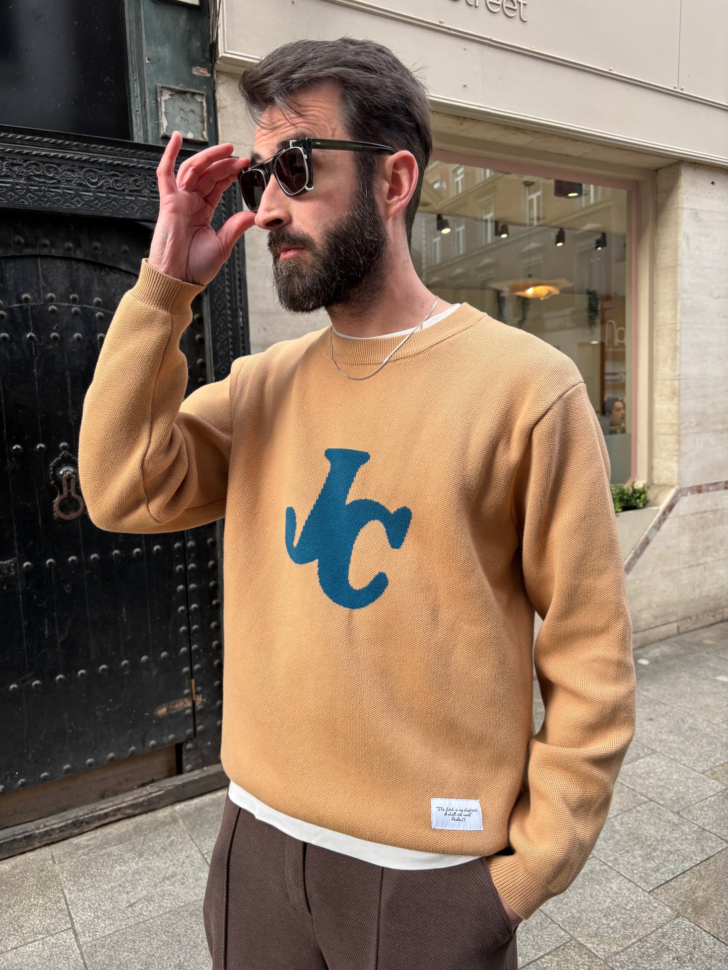 JC Caramel Cotton Sweater
