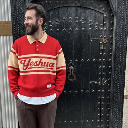 Yeshua Red Polo